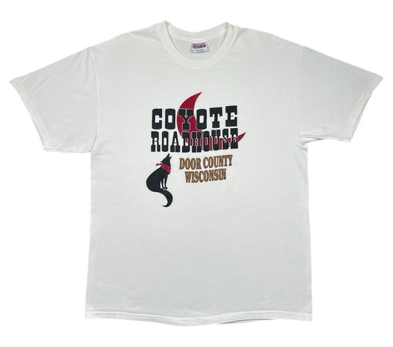 Vintage 90s Coyote Roadhouse Door County Wisconsin T-shirt (large