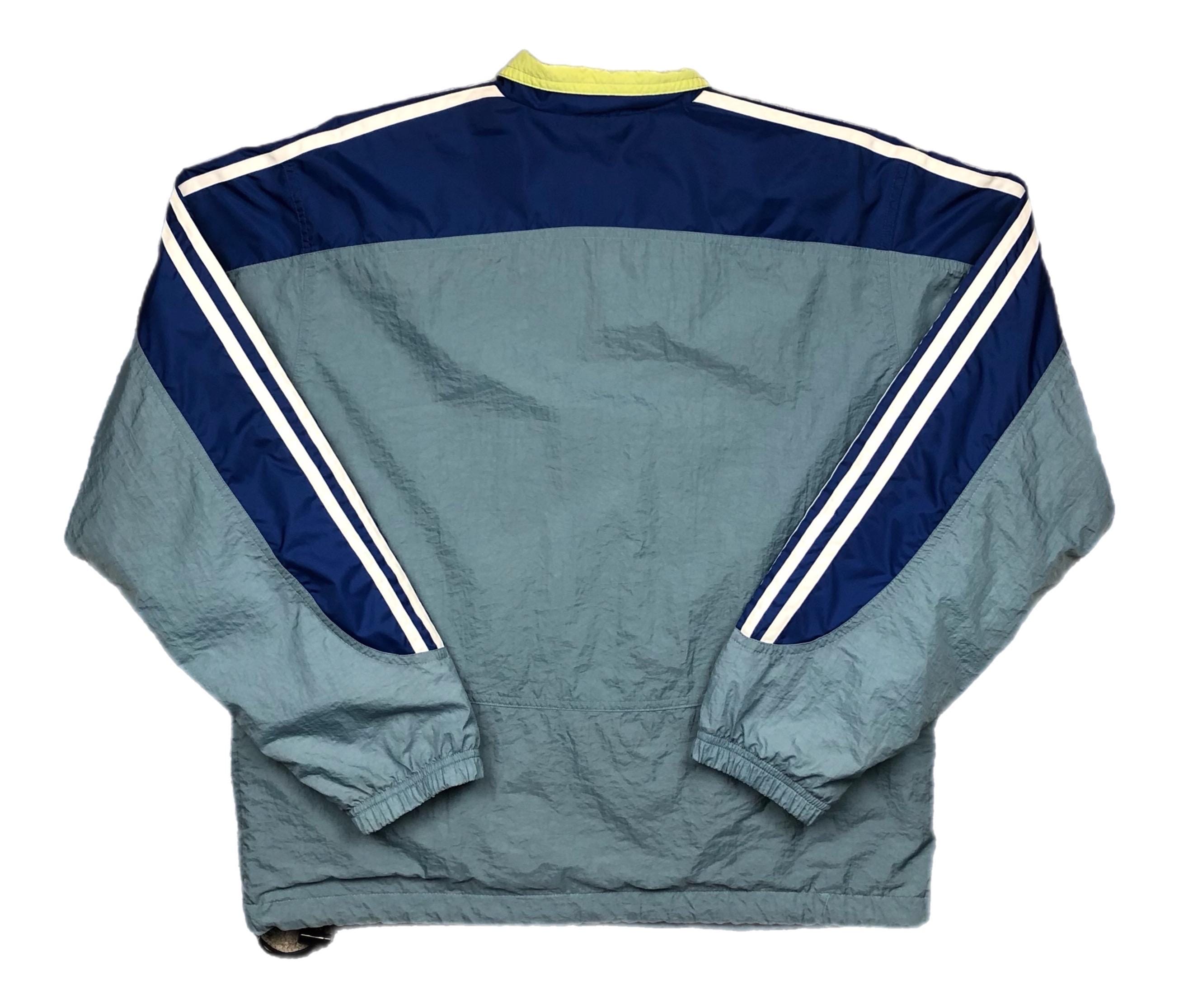 Vintage 90s/y2k Adidas Multi Colored Full Zip Windbreaker