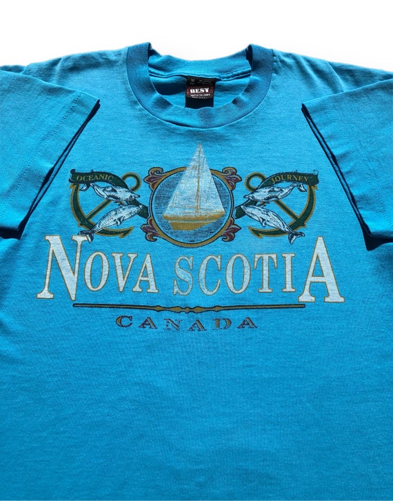 Vintage 80s/90s Nova Scotia Canada Faded “Oceanic… - image 2