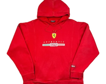Sudadera con capucha promocional de Ferrari Scuderia Sports Car de los años 90/año 2000 (grande)