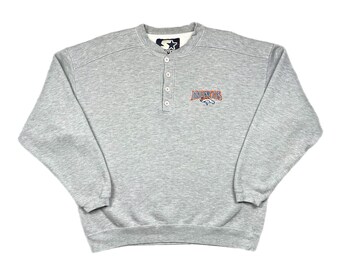 Vintage 90s Starter Denver Broncos Football Embroidered Sweatshirt (XL)
