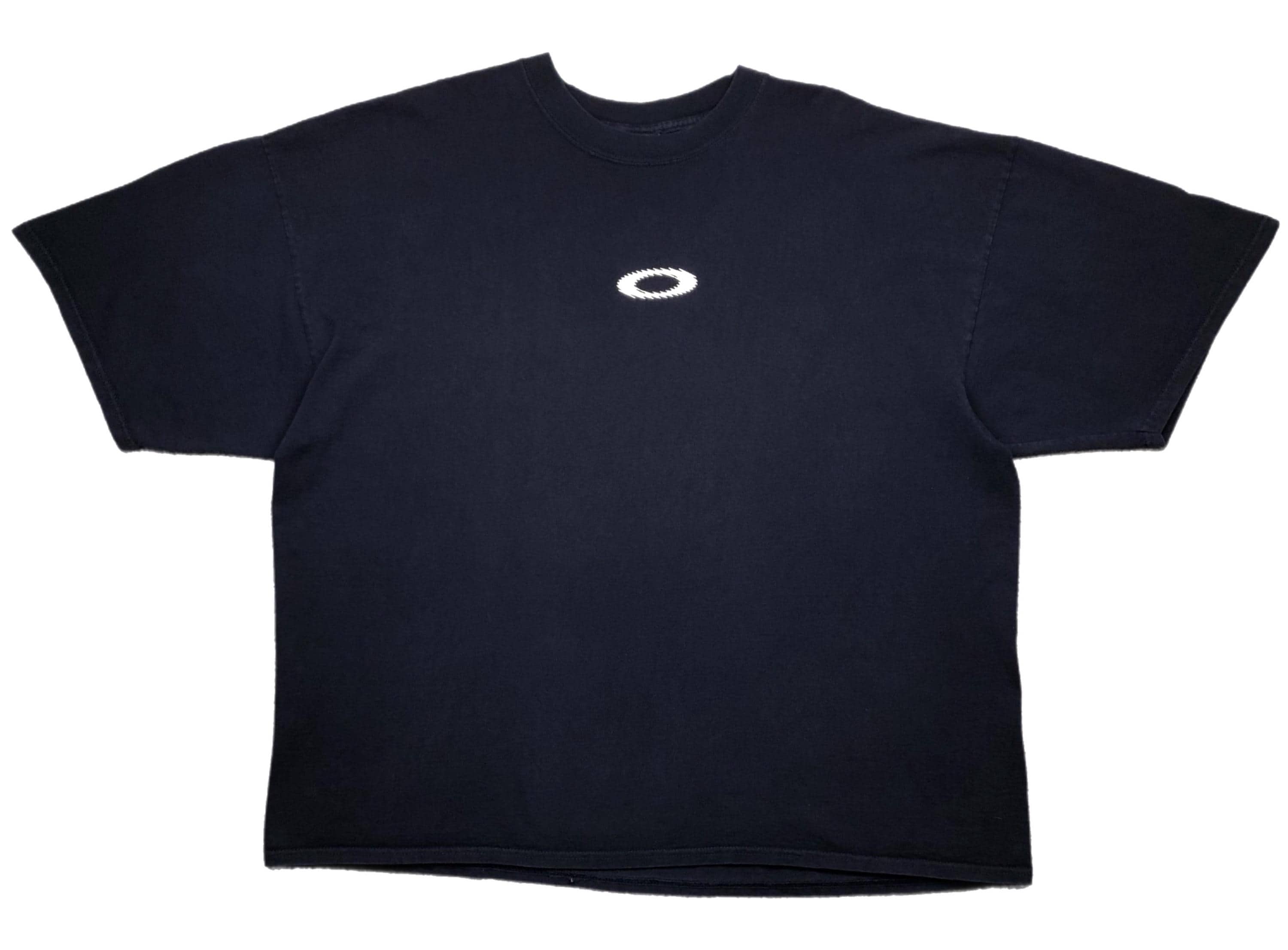 Vintage 90s Oakley Software Made in USA Center Logo Graphic Vintage 90s Oakley Software Made in USA Center Logo Graphic