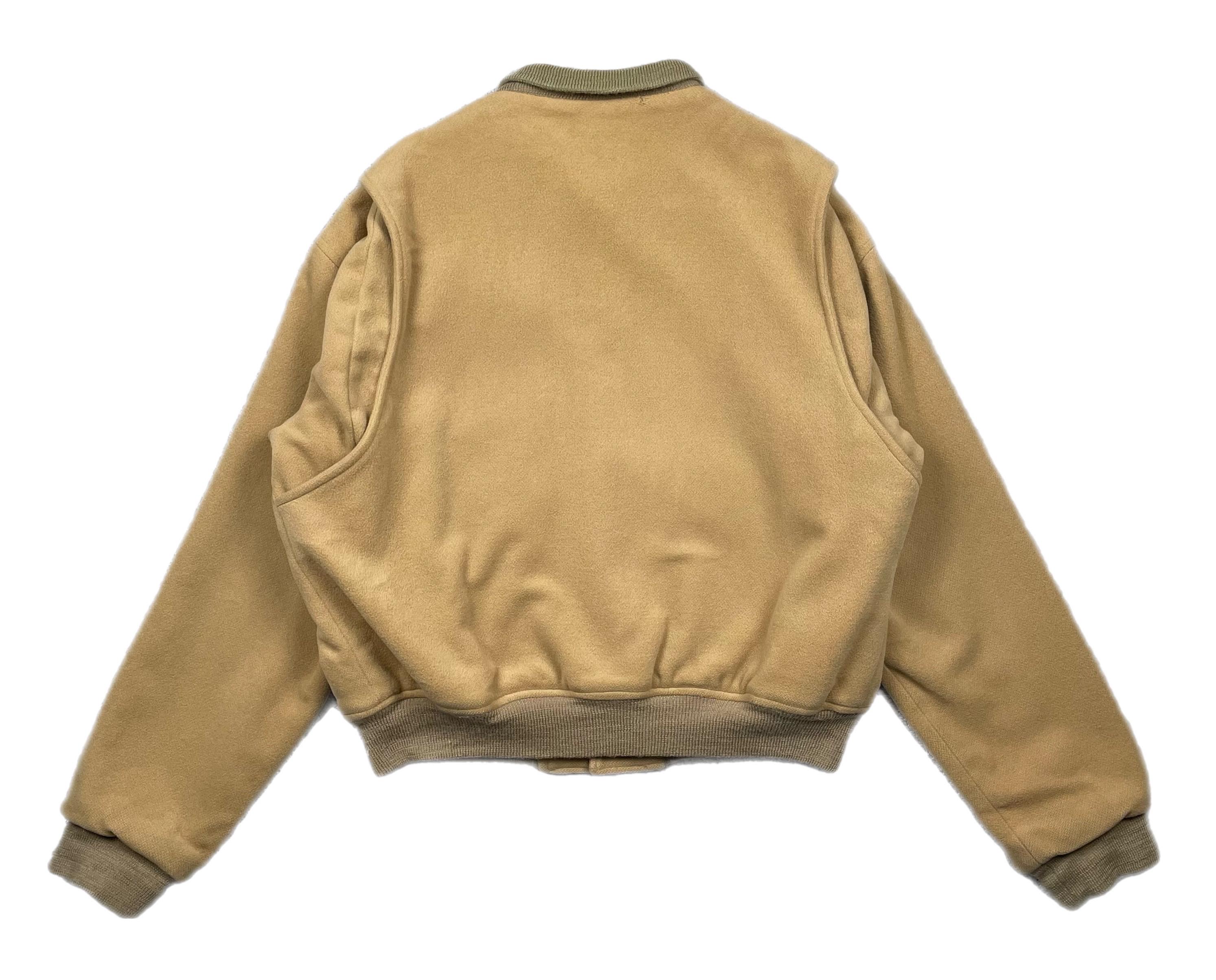 90年代ヴィンテージ ポロ ラルフローレン A-2スタイル ウール ボタン