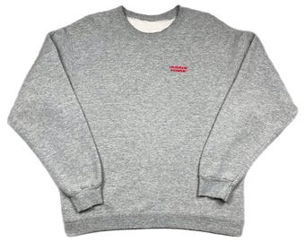 Vintage 90s Russell Athletic Heather Grey Full Zip Hoodie