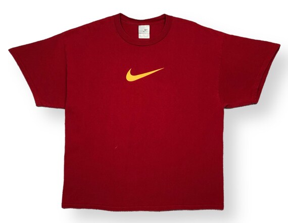 Vintage 90s y2k Nike Center Swoosh Big Logo Essential Graphic T shirt Size Large xl Etsy