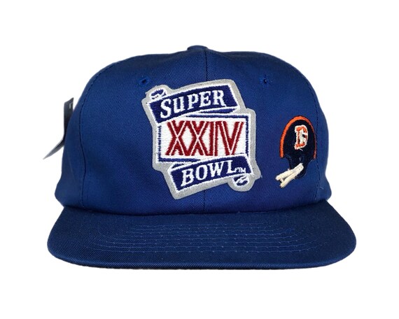 Vintage 1990 Super Bowl XXIV Denver Broncos Football
