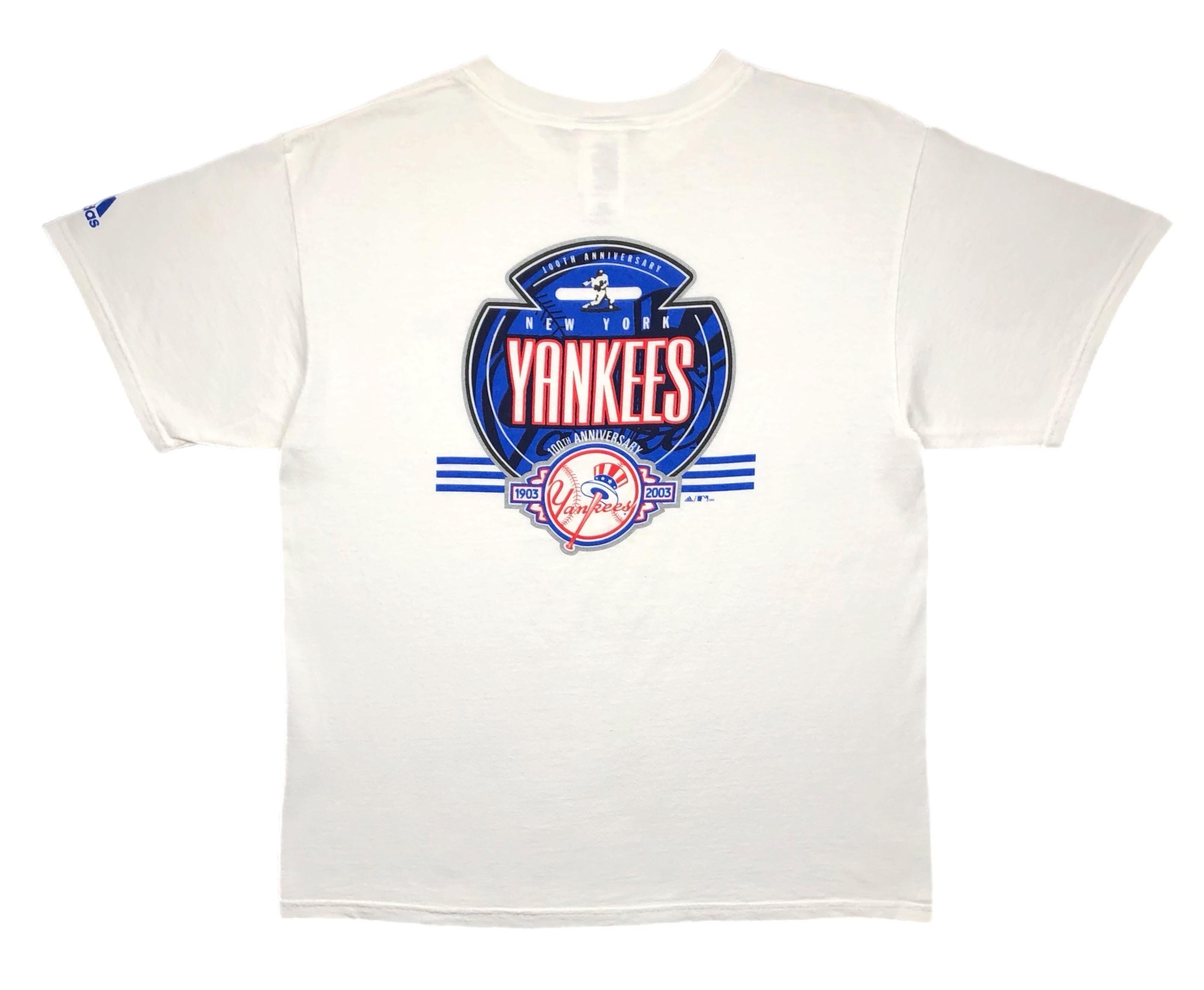 Vintage 2003 Adidas New York Yankees Baseball 100th Anniversary 