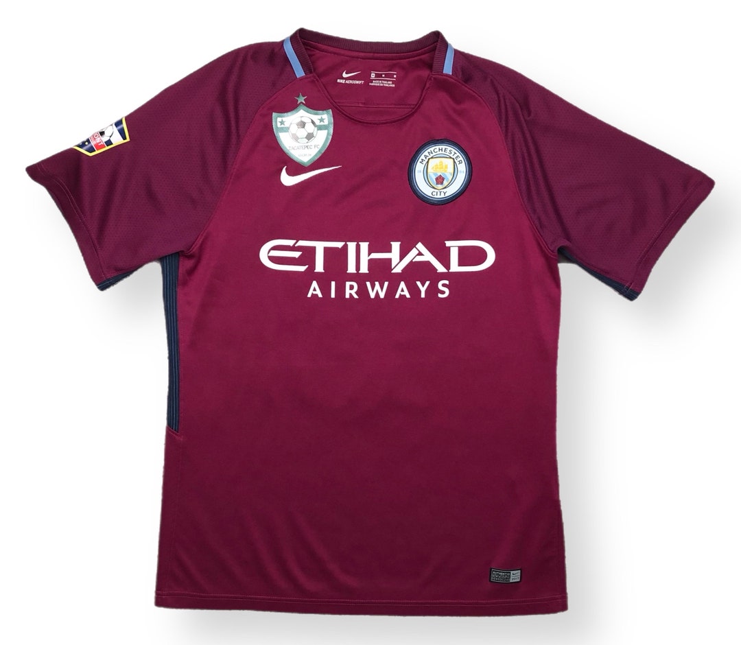 2017 Nike Manchester City FC Soccer Jersey Authentic Custom Purple