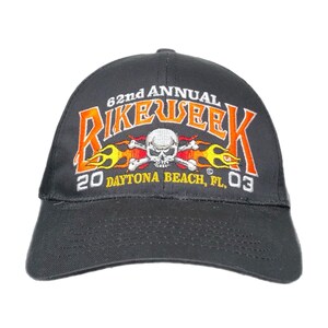 Vintage Daytona Beach Bike Week Hat 2000 Snapback Cap