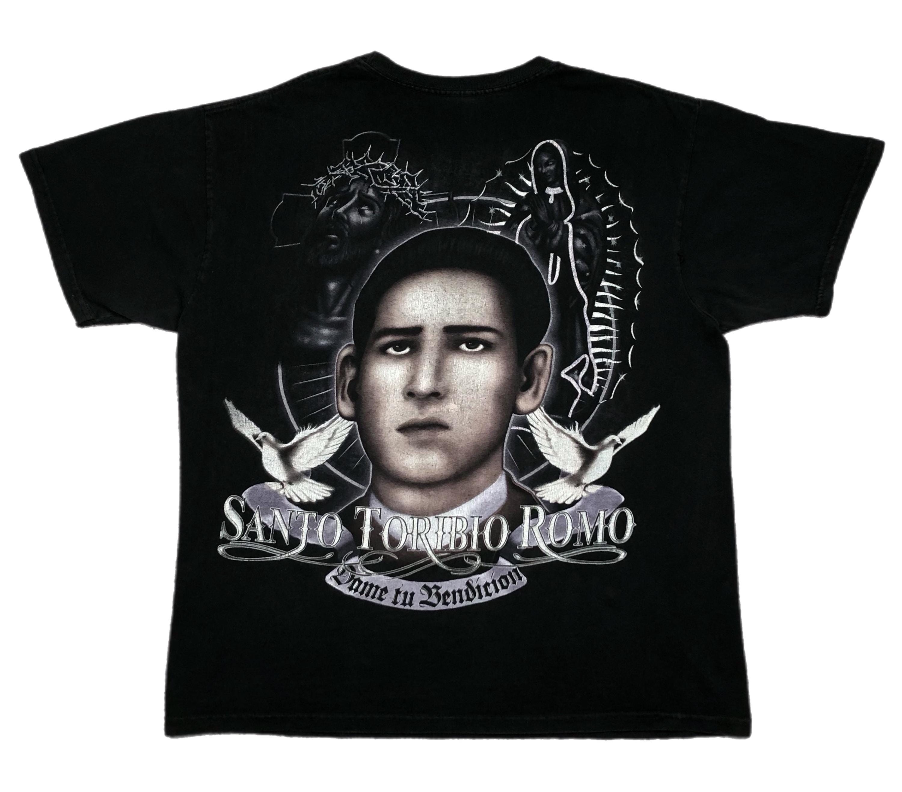 Vintage 90s Santo Toribio Roma Mexican Heritage Graphic T-shirt