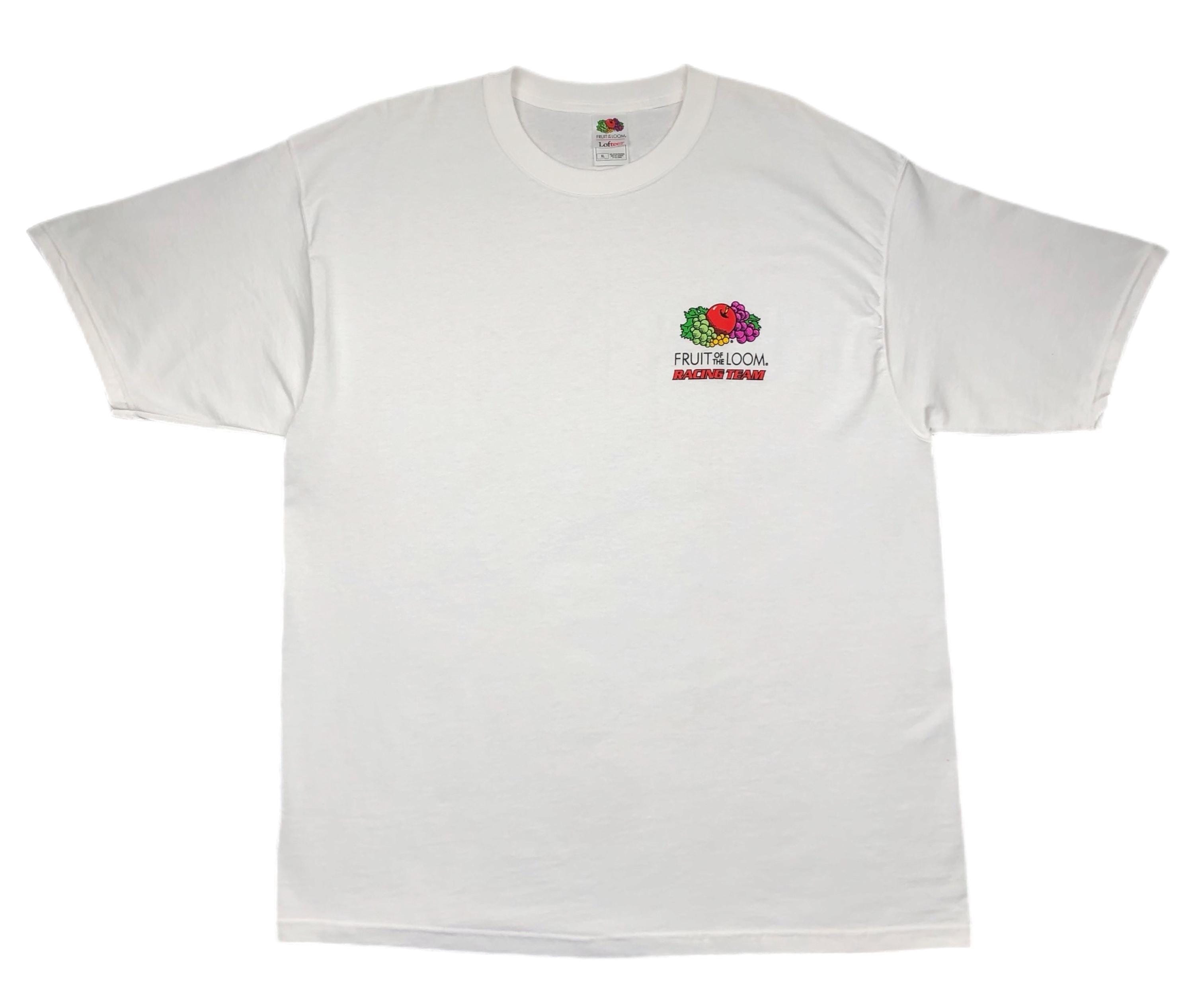 Vintage 90s Fruit of the Loom Racing Team NASCAR Style Graphic T