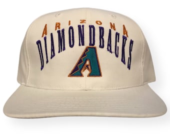 Vintage 90s Arizona Diamondbacks Twins Enterprise SnapBack Hat