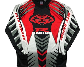 Vintage 90s/y2k MTX Motocross All Over Print Long Sleeve