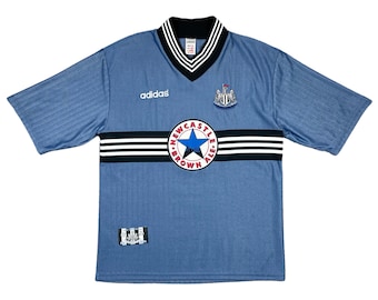 Camiseta de fútbol Adidas del Newcastle United (1996/1997, talla grande)