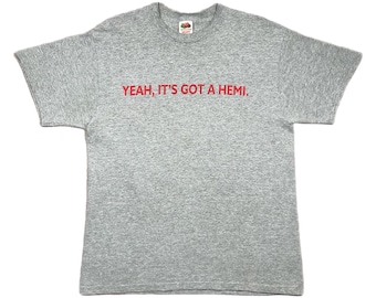 Vintage 90er Jahre Dodge Hemi Mopar Grafik T-Shirt (Medium/Large)
