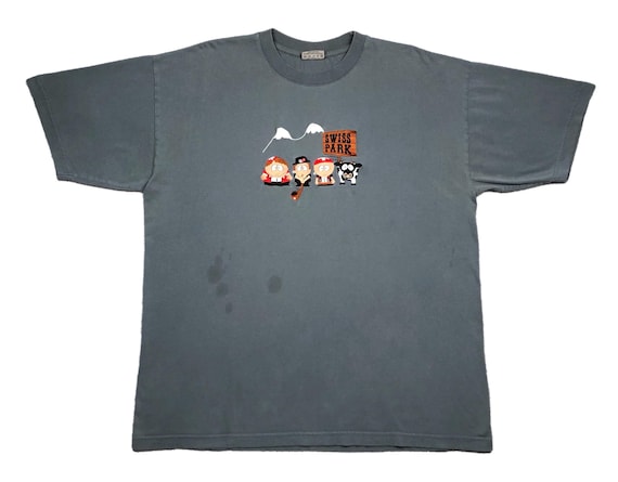 トップス shorty's south park 90s Vintage South Park Bigger Longer Uncut Cartoon 90s Funny USA