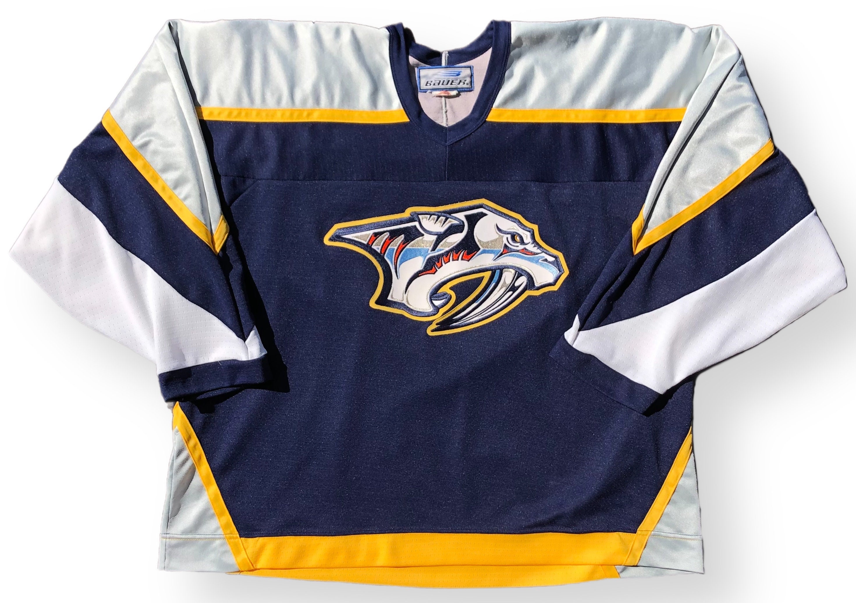 Reebok Tootoo Authentic Nashville Predators NHL Hockey Jersey Blue Home 50