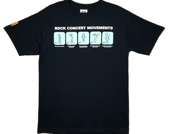 Vintage Blue Man Group Chicago T Shirt Mens Large Black Rare Band