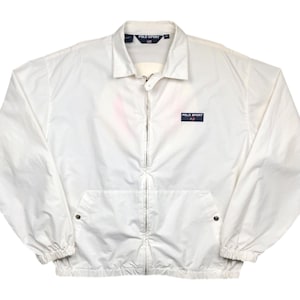 Vintage 90s Ralph Lauren Polo Sport 12M Yacht Challenge Double Sided Lightweight Full Zip Coach’s Jacket Windbreaker Size XL