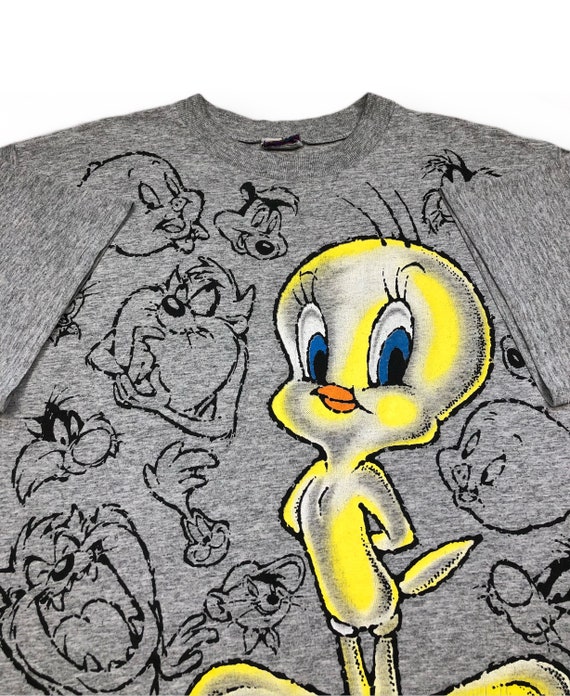 Vintage 1996 Looney Tunes Tweety Bird & Friends A… - image 2