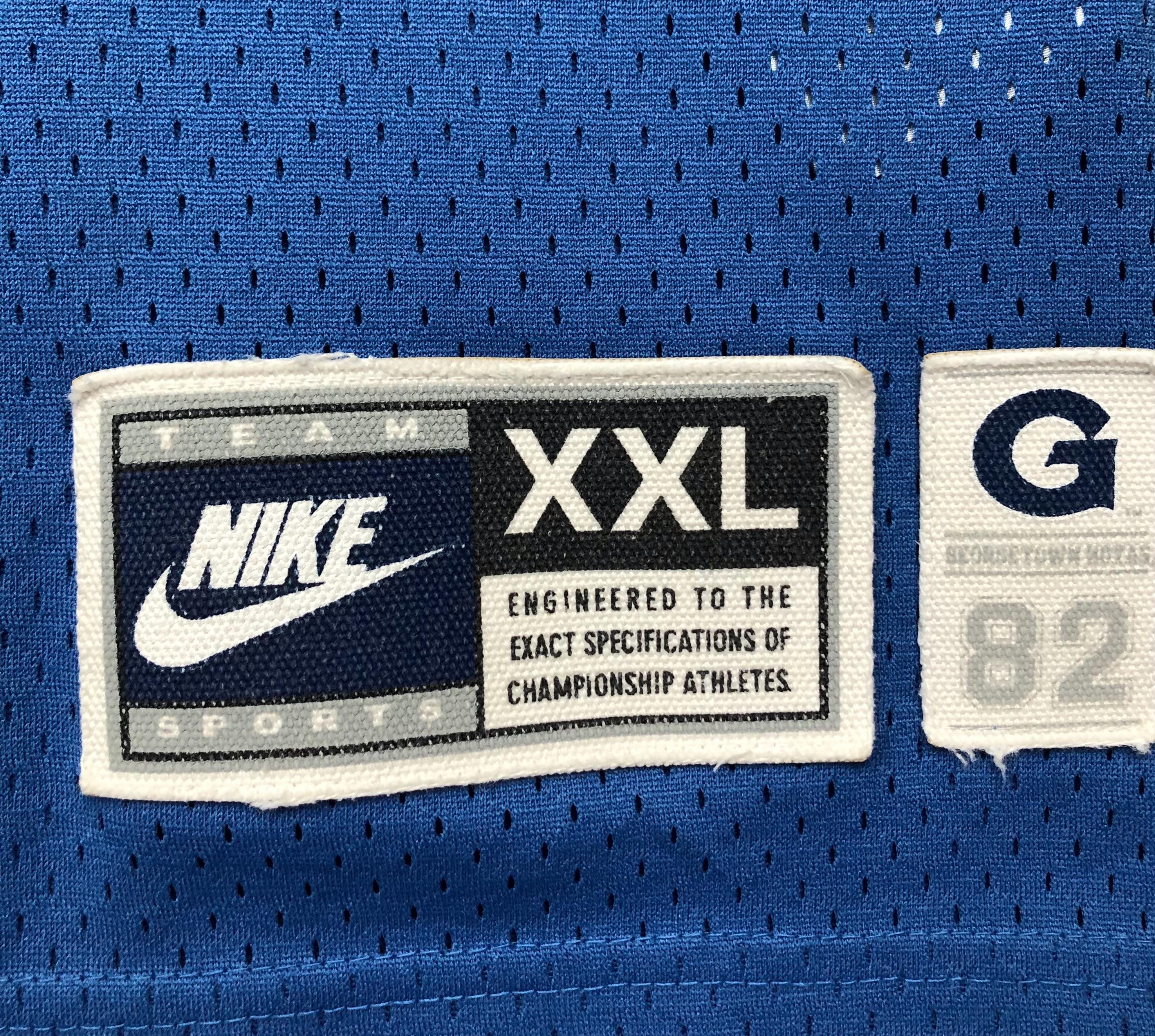 Vintage 90s Nike Team Georgetown University Hoyas Blue