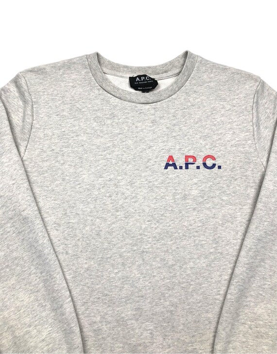 APC Michel Logo-Print Mélange Loopback Cotton Jer… - image 2