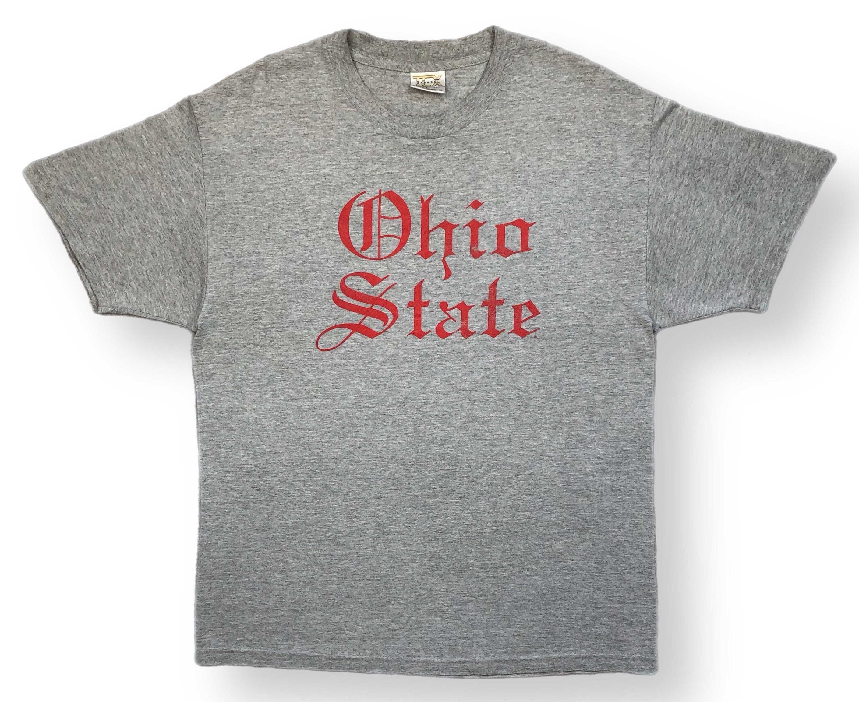 【メーカー直売】 Buckeyes University State Ohio 90s Vintage Old Spell English トップス