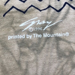 Vintage 1996 The Mountain Native American Style Big Print Horse Art Graphic T-Shirt Size XXL image 4