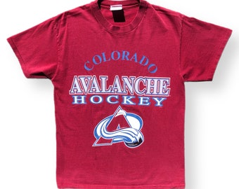 Vintage 90s Lee Sport Colorado Avalanche Embroidered NHL Cut & 