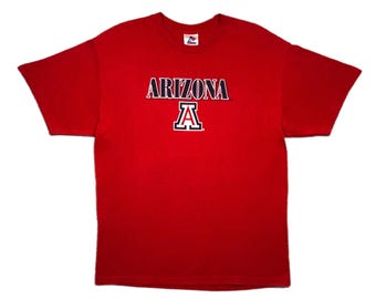 Vintage 90s University of Arizona Wildcats Graphic T-Shirt (Large)