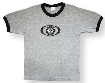 Vintage 1997/1998 University of Colorado Ski & Snowboard Club Graphic Ringer T-Shirt Size Large