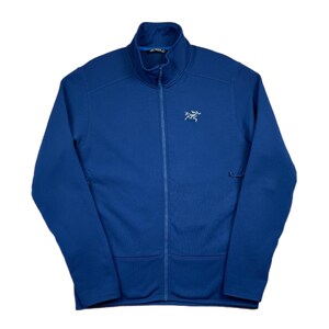 Vintage Y2K Arc’Teryx Kyanite Soft Shell Fleecejacka med Dragkedja (Large)