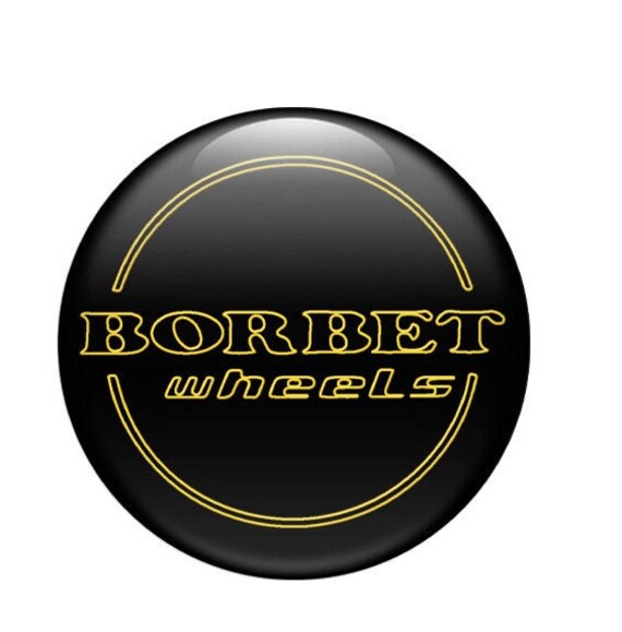 SET 4 x All sizes Print surface Logo Borbet Carbone Silicone Self adhesive  Stickers Domed Emblem For Wheels Center Hub Caps, Phone, laptop