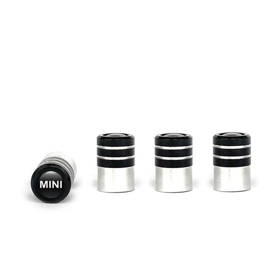 Set of 4 Valve Tire Caps 3 Colors Mini Cooper Universal Cover Stem