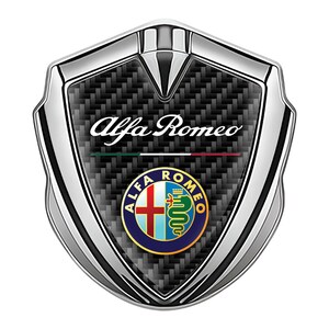 Alfa Romeo Yellow 30-120 Mm Domed Badge Silicone Sticker Car Interior,  Phone, Laptop, Refrigerator, Suitcase, Glass, Mirror, Door, iPad 