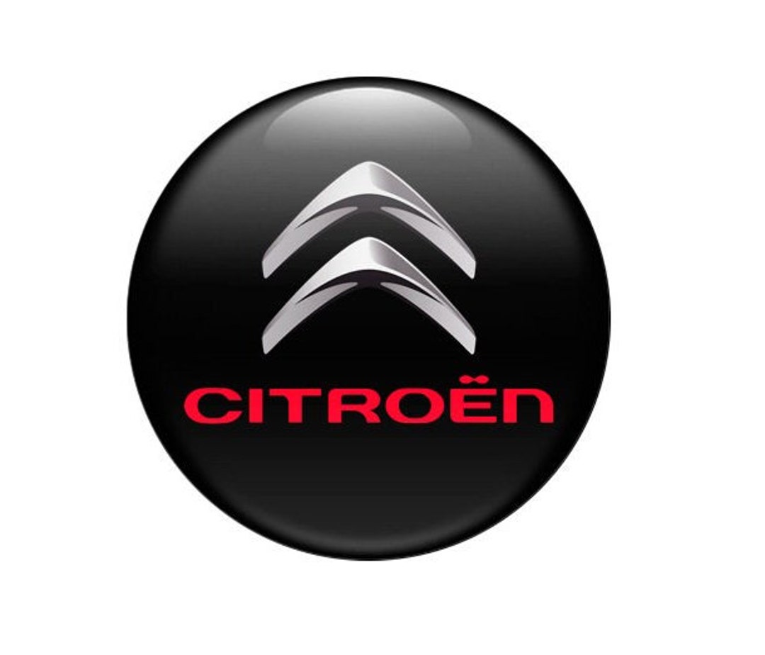 Citroen Badge Silicone Sticker All SIZES Car Interior, Phone, Laptop,  Refrigerator, Suitcase, Glass, Mirror, Door, iPad 