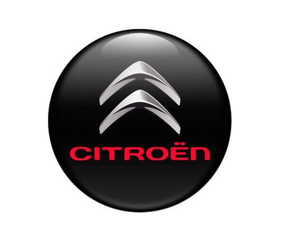 Citroen Badge Silikon Aufkleber Alle GRÖSSEN Autoinnenraum