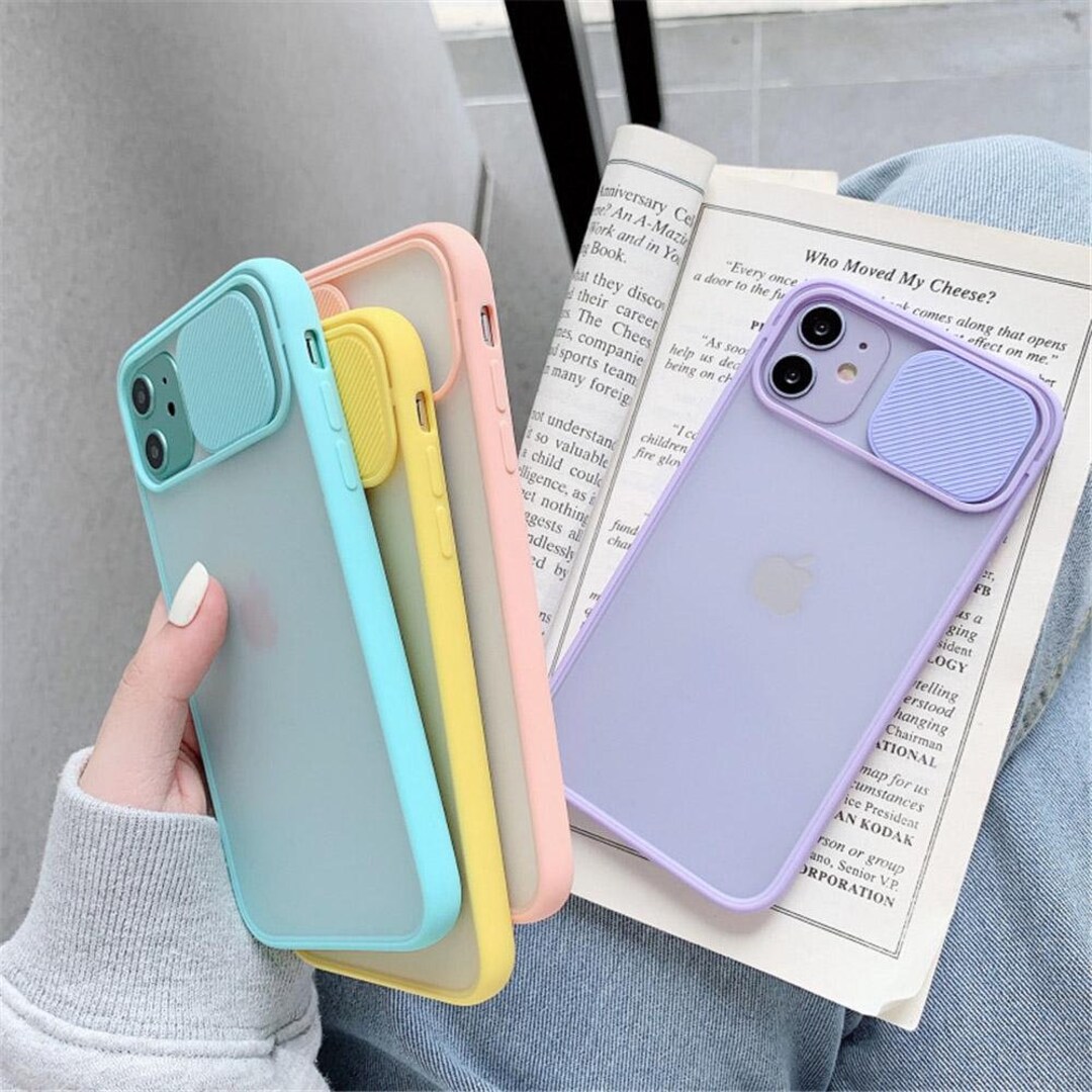 Camera Lens Protection Slide Phone Case for iPhone 13 12 11 Pro Max ...
