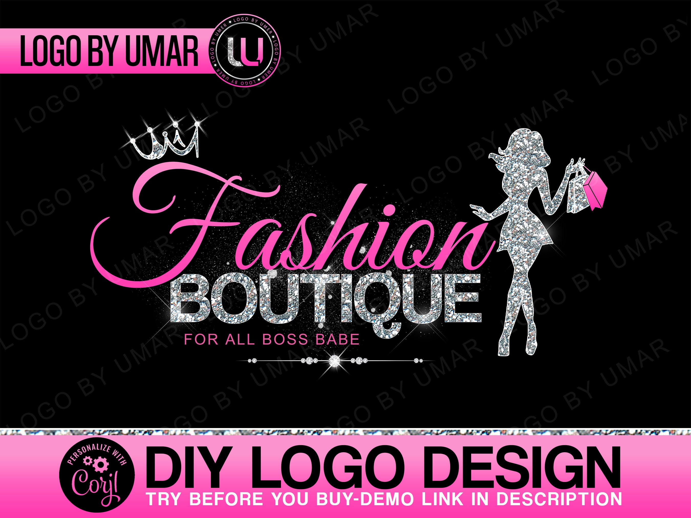 Logo for trendy stylish online consignment shop, Logo design contest