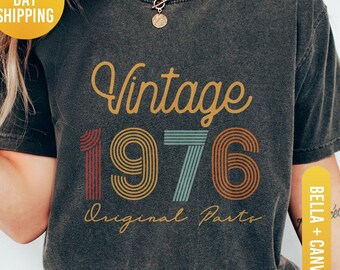 50th Birthday Women, 50th gift for Women, 50th Birthday Shirt, Vintage 1976 Shirt, 50th Birthday Men, 50th Birthday Gift, 1976 Vintage Shirt