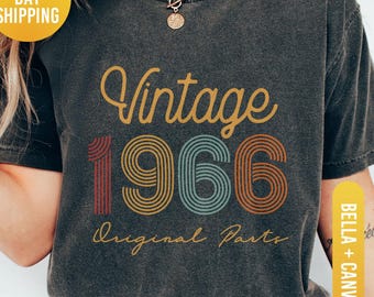 60th Birthday Shirt, 1966 Vintage Shirt, 60th Birthday Gift For Men, Vintage 1966 Shirt, Born In 1966 Shirt, 60th Birthday Woman Shirt