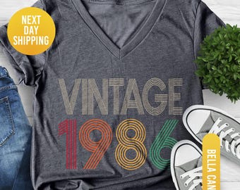 40th Birthday Shirt, Vintage 1986 Shirt, 40th Birthday Gift For Women, 40th Birthday Gift For Men, 40th Birthday Woman, 40th Birthday Friend