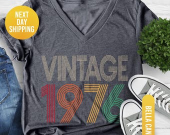 50th Birthday Shirt, Vintage 1976 Shirt, 50th Birthday Gift For Women, 50th Birthday Gift For Men, 50th Birthday Woman, 50th Birthday Friend