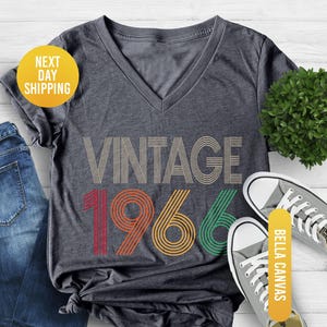60th Birthday Shirt, Vintage 1966 Shirt, 60th Birthday Gift For Women, 60th Birthday Woman, 60th Birthday Friend