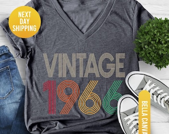 60th Birthday Shirt, Vintage 1966 Shirt, 60th Birthday Gift For Women, 60th Birthday Woman, 60th Birthday Friend