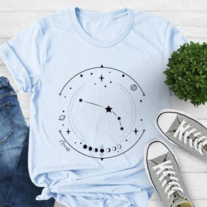 Astrology Shirt, Cancer Zodiac Shirt, Horoscope Gift, Birthday Gifts, Zodiac Signs Shirt, Horoscope Constellations Shirt, Astrology Gift image 1