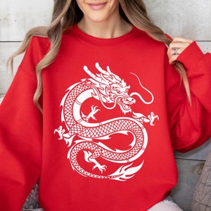 New Year Chinese Shirt, Chinese New Year Dragon Sweatshirt, Happy Chinese New Year Sweatshirt, New Year Dragon Sweatshirt