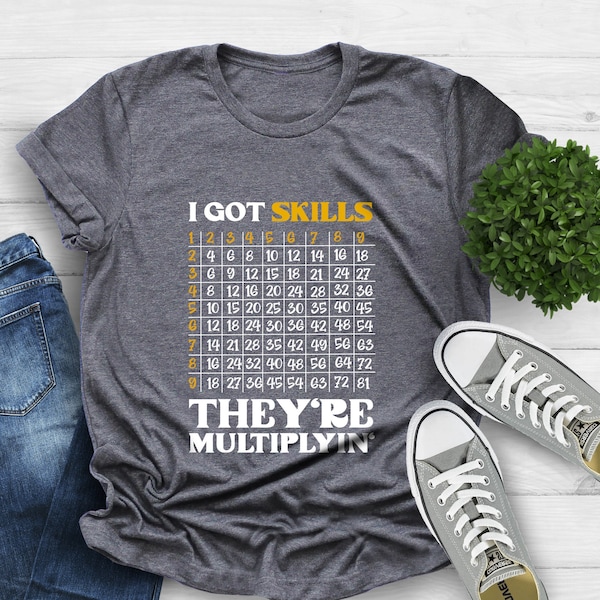 Math Teacher Shirt, Multiplying Shirt, Math Shirt, Funny Math Gift, Math Teacher Gift, Math Teacher Gift, Math Skills Shirt, Teacher Shirt