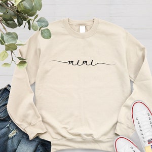 Mimi Sweatshirt, Mimi Shirt, Mimi Gift, Mimi Sweat Shirt, Pregnancy Announcement, New Mimi Gift, Grandma Gift, Christmas Gift For Mimi