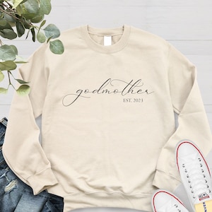 God Mother Sweatshirt, Custom God Mother Shirt, God Mother Gift, Godmother Proposal Crewneck, Godmother Proposal Sweatshirt, Custom Shirt